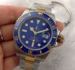 Grade AAA Rolex Blue Face Submariner Two Tone Watch - Noob Factory Rolex Rolex Bluesy Replica